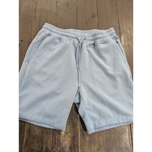Infinity Linearflex Mens Jogging Shorts Light Blue Large Fleece Sweat Shorts